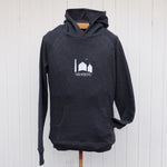 Der Nährberg: Der Freising-Hoodie mit Kopfhörer auf der Kapuze
