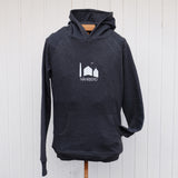 Der Nährberg: Der Freising-Hoodie mit Kopfhörer auf der Kapuze